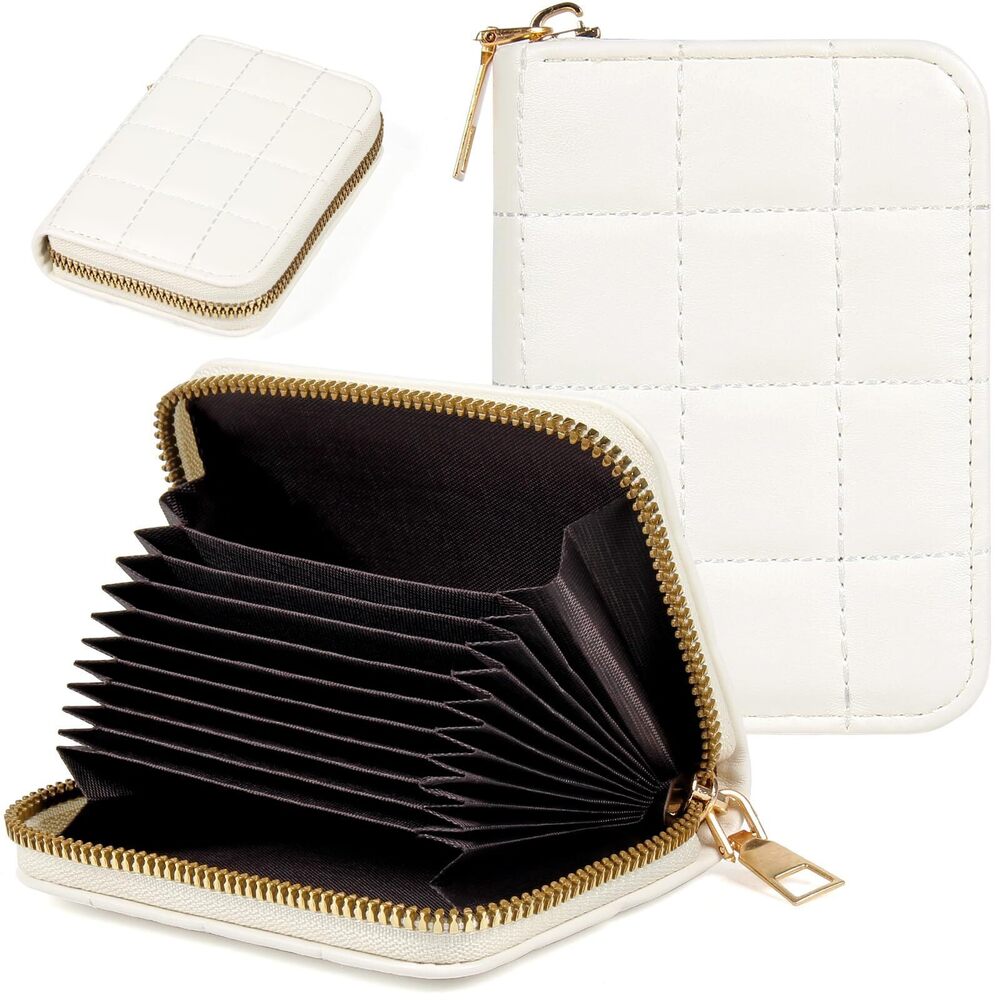 6681 Credit Card Wallet RFID Card Case Wallet Zipper Card Cases Holder